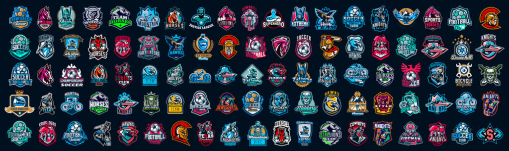 Here are the logos of sports brand