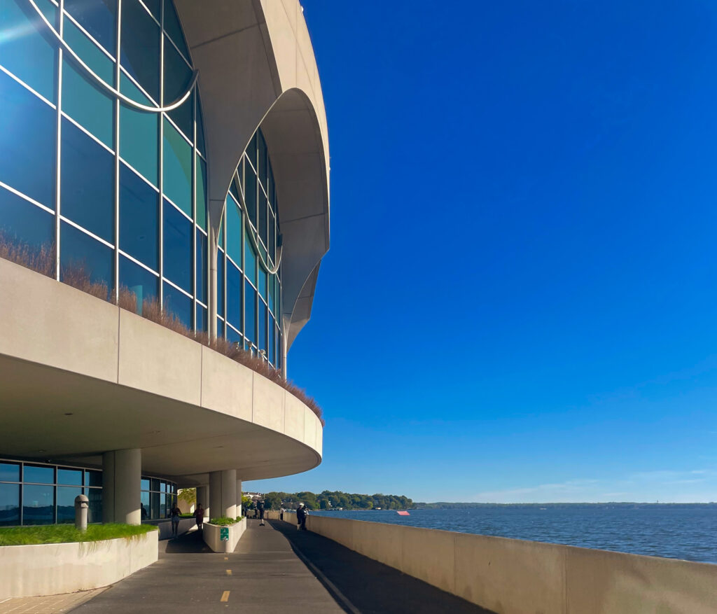 Interior design trip to Wisconsin - Madison, Monona Terrace exterior 