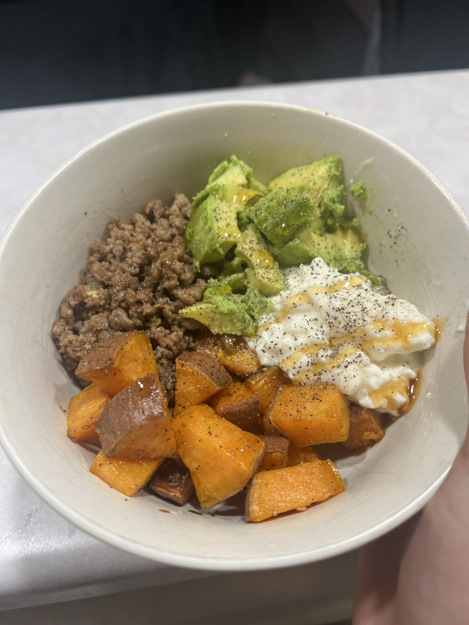 Trending Hot Honey Ground Beef Bowl