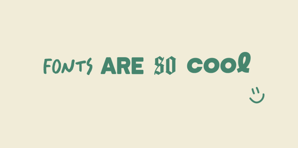 Fonts I’ve been loving recently