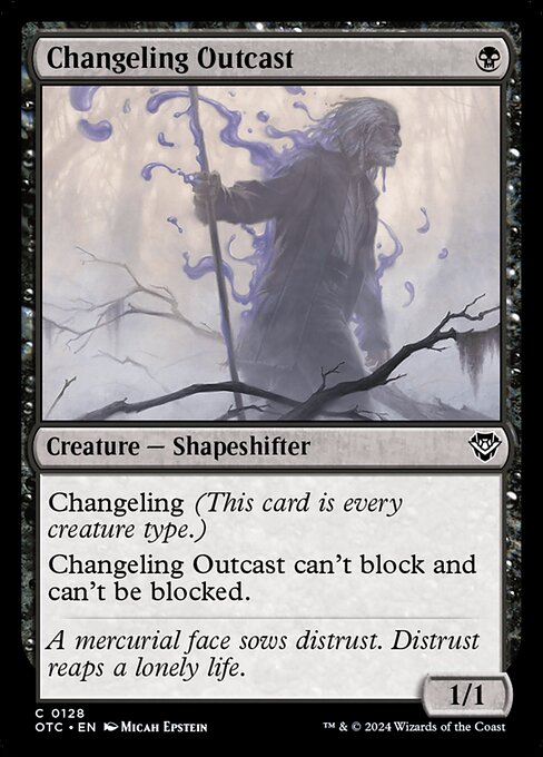 Changeling Outcast card used in Admiral Beckett Brass