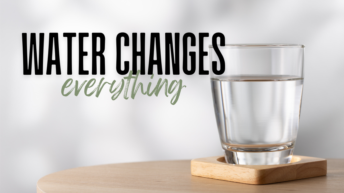 Water Changes Everything