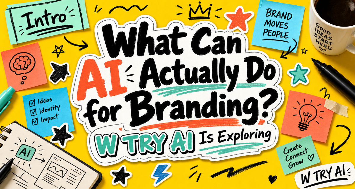 What Can AI Actually Do for Branding?               W TRY AI is Exploring